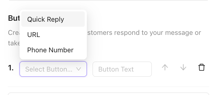 Template Buttons