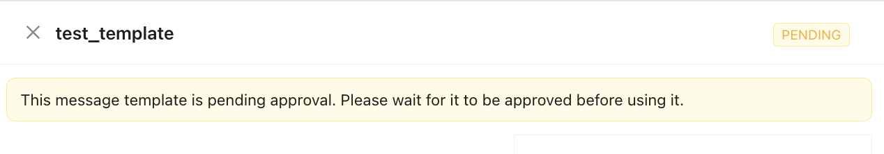 Pending Status