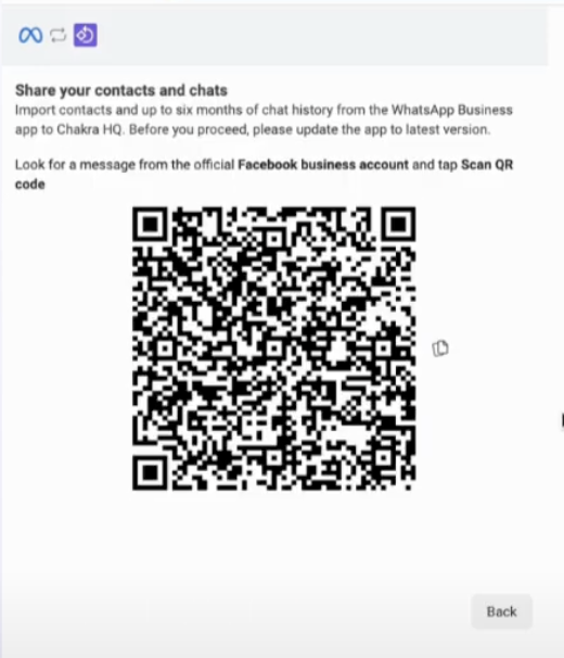 Share Contact and Chats