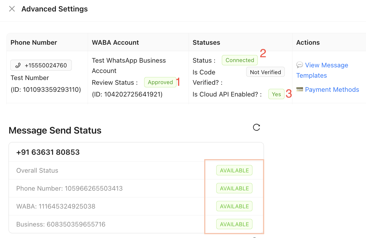 Check Account Status in Chakra