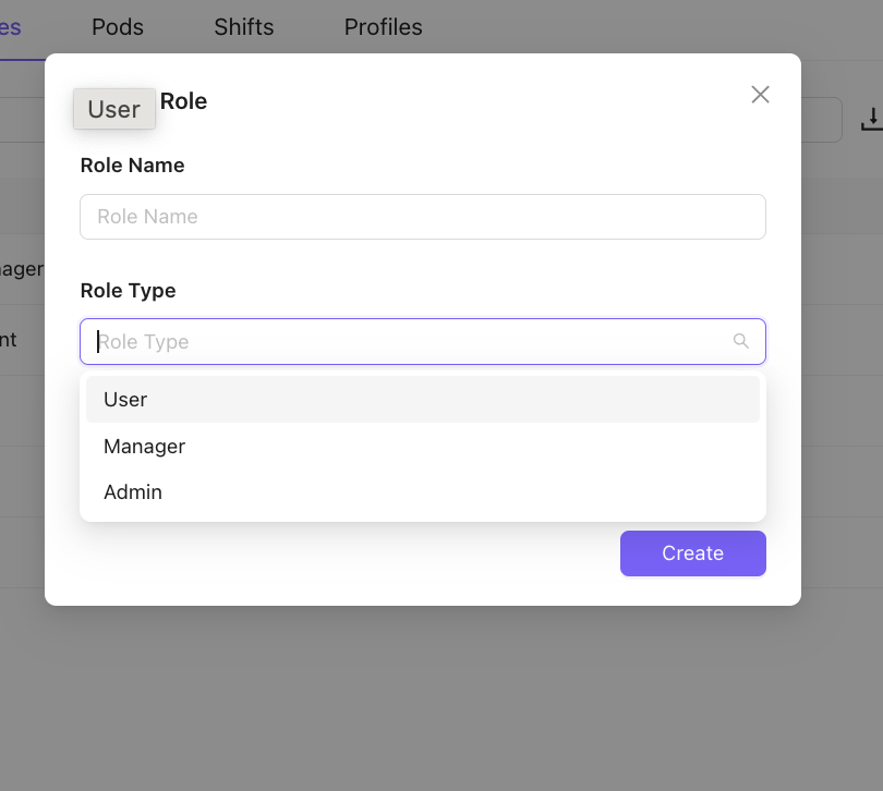 Add Role Details