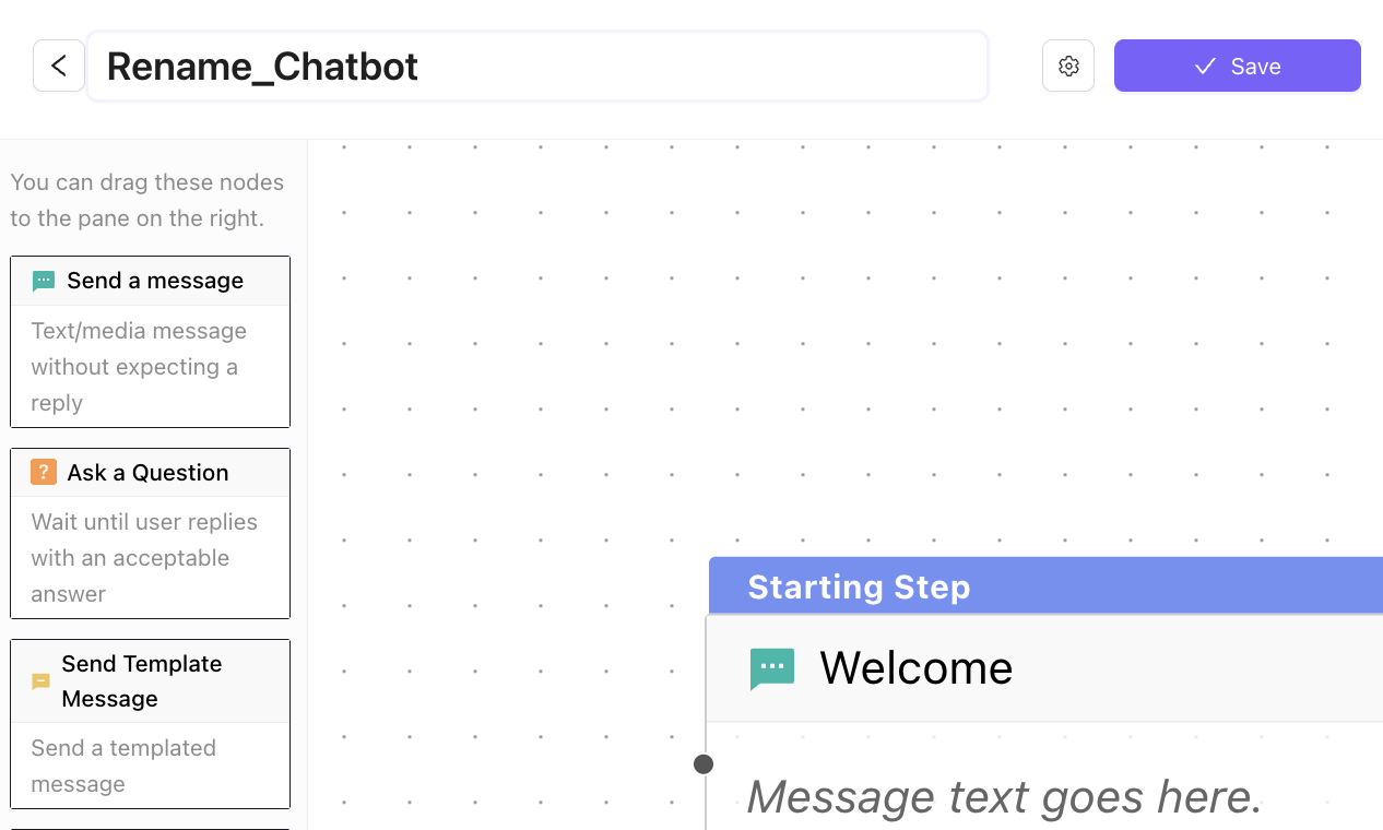 Rename Chatbot