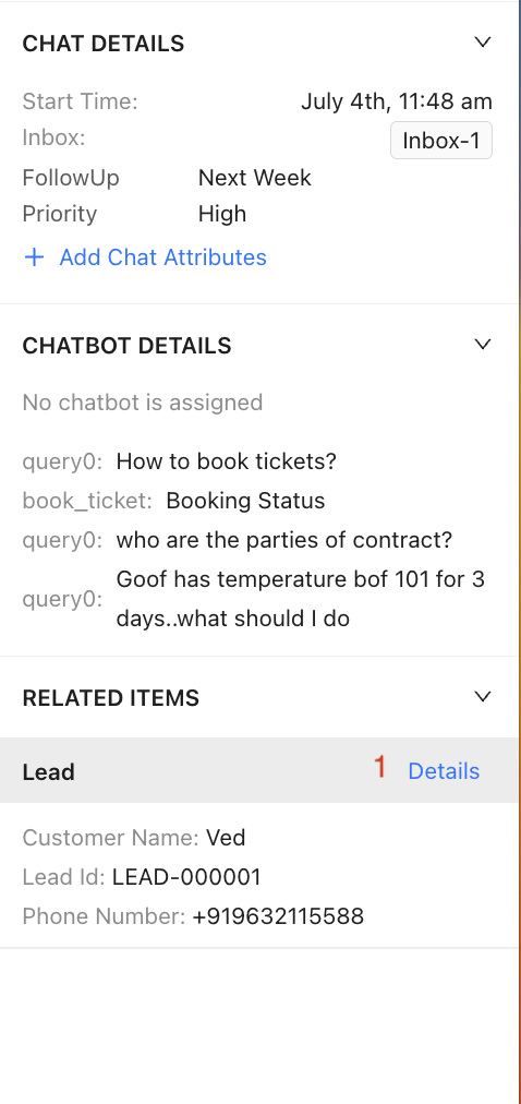 Other Chat Details