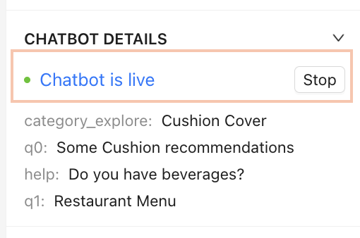 Chatbot Details