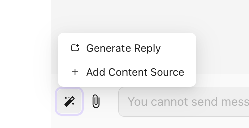 Generate AI responses
