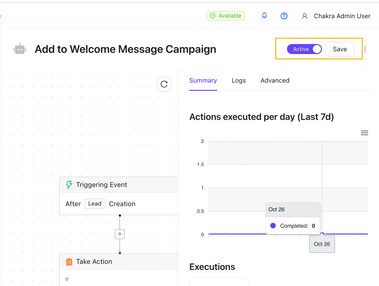 Make Lifecycle Rule as Active